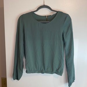 Olive green blouse